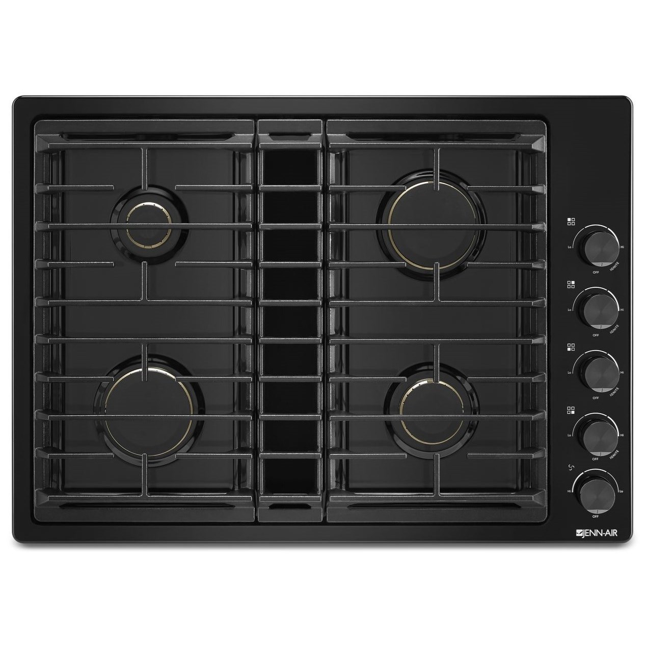 Jenn Air JGD3536GB 36 JX3 Gas Downdraft Cooktop with 17 000 BTU